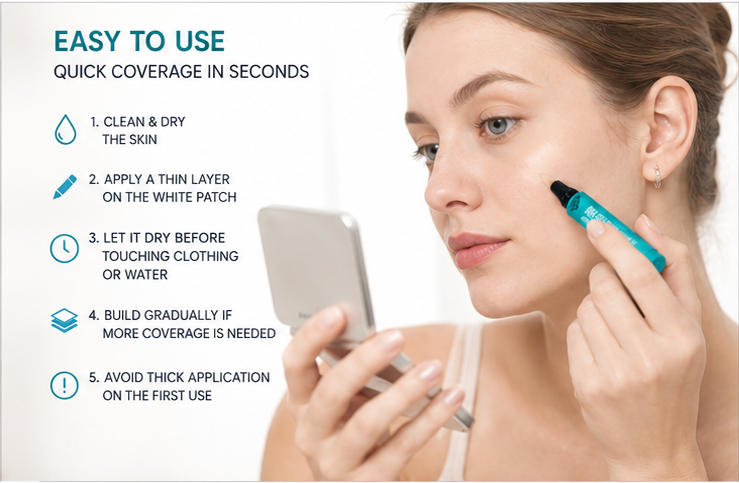 ZHEZHI Mini Vitiligo Concealer Pen – 3g Starter Size